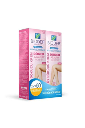 Bıoder Tuy Dökücü Krem Kadın 100 Ml 2'li Paket