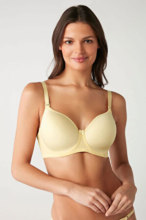 Kom Lidya Telli Yumuşak Kaplı Desteksiz Sütyen