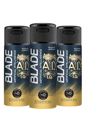 Artificial Intelligence 1.0 Deodorant 3x150 ml