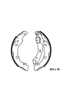 Bosch 0986487627 Arka Pabuç Balata Logan 04 Clıo Iı-ıv-p208 12 P301 12 C-elysee 12 Ds3 13-1