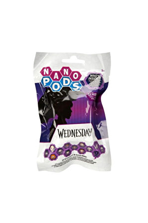 Nessiworld 402788 Wednesday Nano Kapsül Figür Sürpriz Paket -Sunman