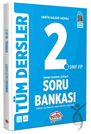 2. Sınıf Tüm Dersler Soru Bankası Karekod Çözümlü