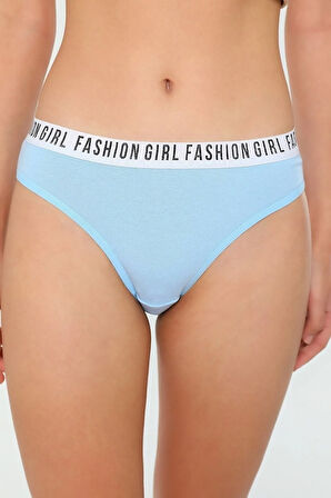 Zulu 6'lı Paket Çok Renkli Fashion Girl Kadın Slip Külot