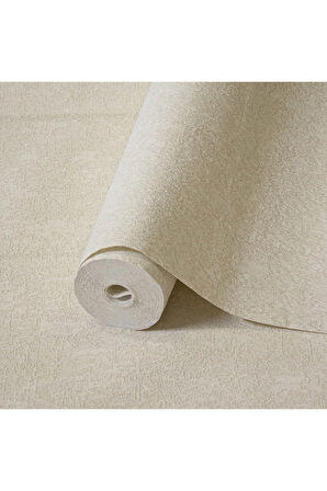 Dante Seri Klasik Düz Desenli Duvar Kağıtı 1408-2: Krem