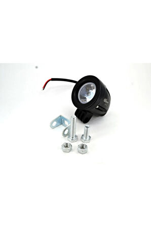 Motosiklet Ilave Far Sis Beyaz Led Lamba Mini Metal 1 Adet