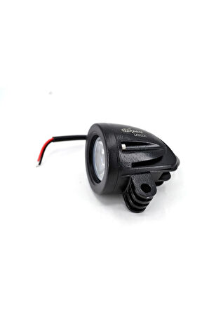 Motosiklet Ilave Far Sis Beyaz Led Lamba Mini Metal 1 Adet