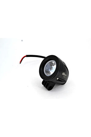Motosiklet Ilave Far Sis Beyaz Led Lamba Mini Metal 1 Adet
