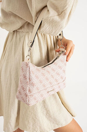 Kadın Baget Desenli Kolon Uzun Askılı Çanta