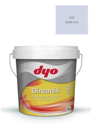 Dinamik Silikonlu Silinebilir Ipek Mat Iç Cephe Duvar Boyası 0986 Begonya 15 Lt