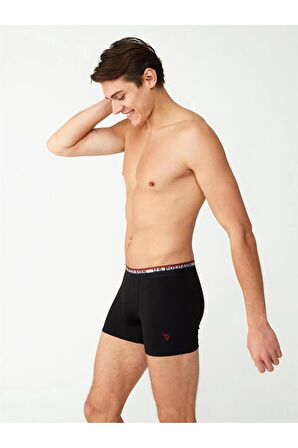 - Erkek Modal Antrasit Uzun Paçalı Tekli Boxer