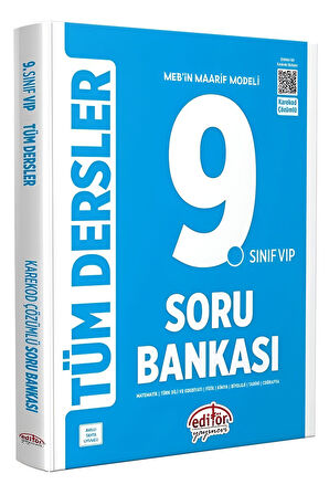 Editör 9. Sınıf VIP Tüm Dersler Soru Bankası Editör Yayınevi