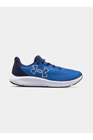 Under Armour Erkek UA Charged Pursuit 3 Big Logo Koşu Ayakkabısı 3026518-401 Mavi