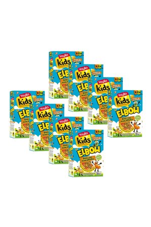 Yayla Kids Kinoalı Sebzeli 3 Renkli Elbow Bakliyat Makarnası 250 g x8