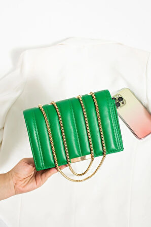 Zincir Askılı Mıknatıslı Omuz Ve El Çantası 2 Li Paket