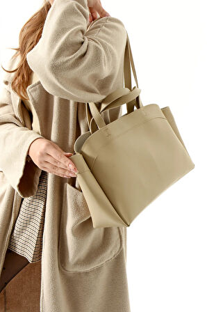 KADIN OMUZ ÇANTASI YAVRULU ŞIK TASARIM KALİTELİ DERİ