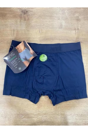 Anıt Erkek Nefes Alan Kumaş Bambu Boxer Lacivert / 4 Adet