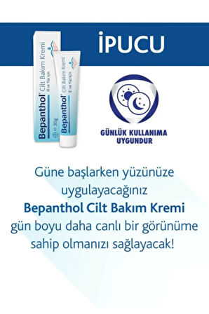 Cilt Bakım Kremi 30gr X 3 adet - Tüm Cilt Tiplerine Uygun, El ve Günlük Yüz Bakım