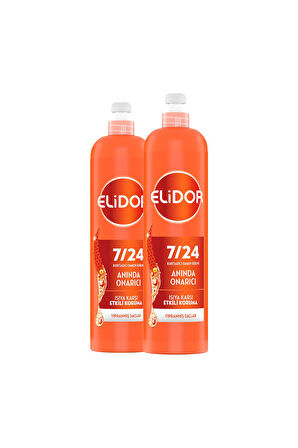 Elidor 7/24 Kurtarıcı Saç Bakım Kremi Anında Onarıcı Yıpranmış Saçlar 240 ml X2