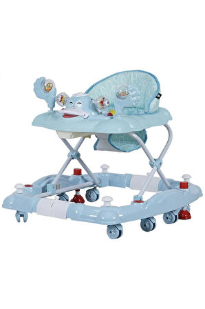 9228 Kiddy Yürüteç Sallanır Müzikli Oyuncaklı Bebek Yürüteç Örümcek