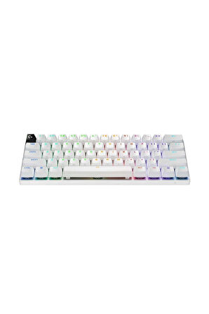 Logitech G Pro X 60 Lightspeed Tactile İngilizce RGB Kablosuz Beyaz Gaming Klavye (920-011930)