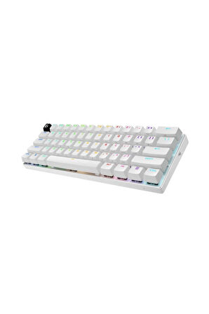 Logitech G Pro X 60 Lightspeed Tactile İngilizce RGB Kablosuz Beyaz Gaming Klavye (920-011930)