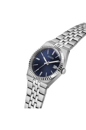 Guess GUGW1153G1 Erkek Kol Saati Metalik Gri Çelik Kordon Mavi Kadran 39 mm