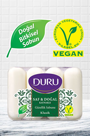 Saf & Doğal Kaynaklı Klasik 16 Adet Güzellik Sabunu 4x280gr