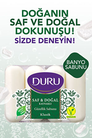 Saf & Doğal Kaynaklı Klasik 16 Adet Güzellik Sabunu 4x280gr