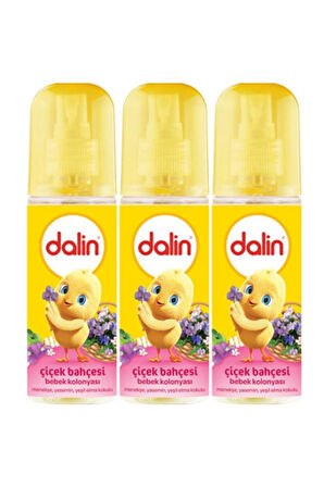Dalin Bebe Kolonyası 150 ml Çiçek Bahçesi X3 Adet