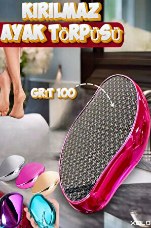 Kırılmaz Ayak Törpüsü Grit 100 Profesyonel Pedikür ve Topuk Bakımı Aleti