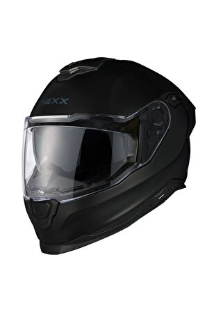 Y.100r Full Black Kapalı Motosiklet Kaskı