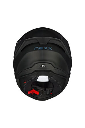 Y.100r Full Black Kapalı Motosiklet Kaskı