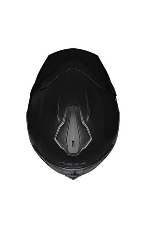 Y.100r Full Black Kapalı Motosiklet Kaskı