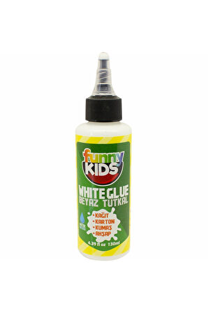 Funny Kids Beyaz Tutkal 130cc