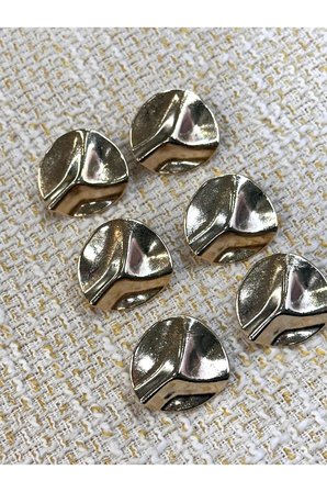 Özel tasarım 6lı gold üzeri kabartma detay büyük düğme seti(2.8cm)