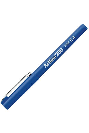 200 Fine 0.4 Fineliner Keçeli Kalem Mavi