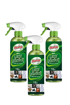 BİOPAK Leke Sökücü Sihirli Yeşil Güç 3'lü