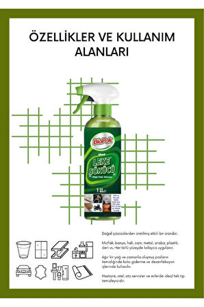 BİOPAK Leke Sökücü Sihirli Yeşil Güç 3'lü