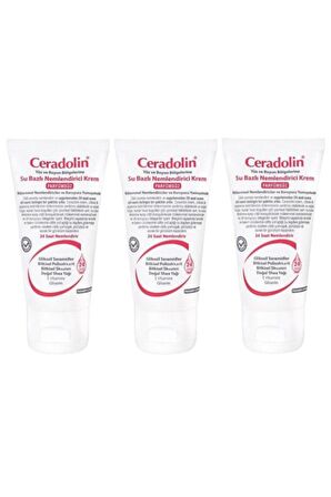 CERADOLİN Parfümsüz Su Bazlı Nemlendirici Krem 50 ml X 3 Adet