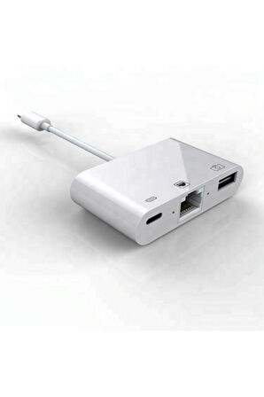 Apple Iphone/ipad Lightning To Ethernet Rj45 Dönüştürücü Adaptörü