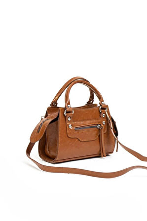 Kadın mini el ve omuz çantası şık tasarımlı çapraz çanta