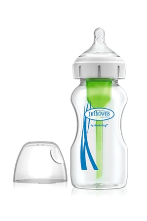 Dr. Brown's Geniş Ağız Antikolik Options Cam Biberon, 270ml Tekli Paket