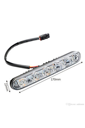 Gündüz Farı 6 Ledli Kayar Sinyalli