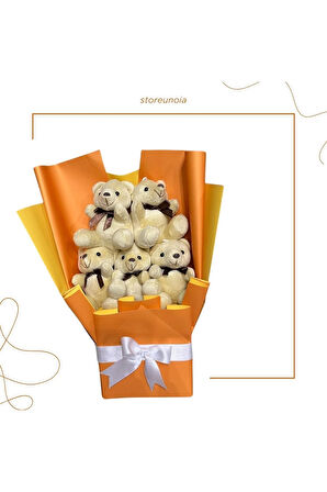 Turuncu Ayıcık Buketi