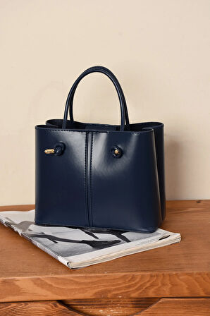 Kadın 3 Bölmeli Kaliteli Şık Çanta Omuzdan Asmalı Elden Tutmalı Askılı