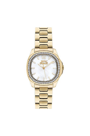 Sl.09.2238.3.06 Quartz Çelik Altın Rengi 36 Mm Kadın Kol Saati