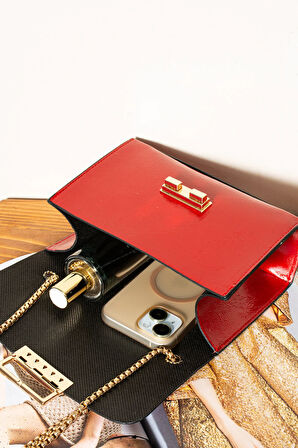 KADIN ÇAPRAZ ZİNCİR ASKILI OMUZ ÇANTASI