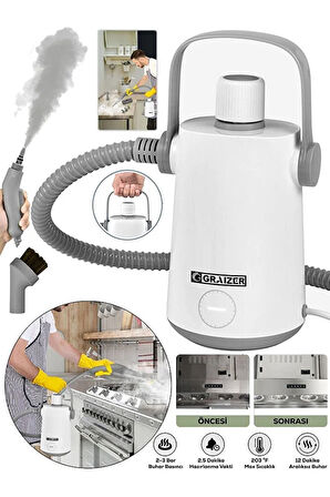 Alman EasyFix Series Profesyonel Buharlı Temizleyici Buharlı Temizlik Makinesi