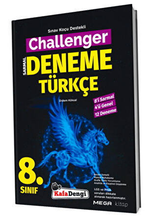 Kafa Dengi 8.Sınıf LGS Challenger Türkçe Branş Denemesi (12'li) (Tümü Video Çözümlü)