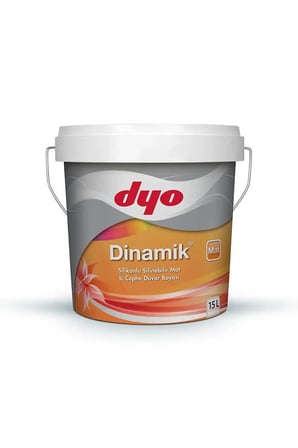 Dinamik Silikonlu Silinebilir Ipek Mat Iç Cephe Duvar Boyası 3212 Irmak Yeşili 2,5 Lt